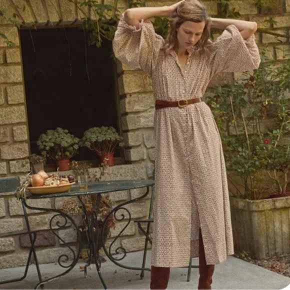 Doen Floral Long Sleeve Maxi Dress - Picture 1 of 8